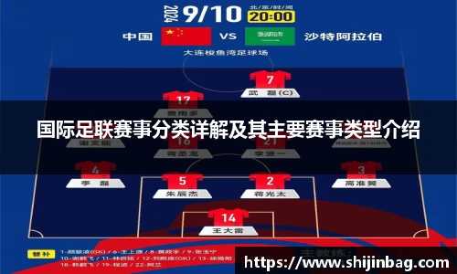 国际足联赛事分类详解及其主要赛事类型介绍